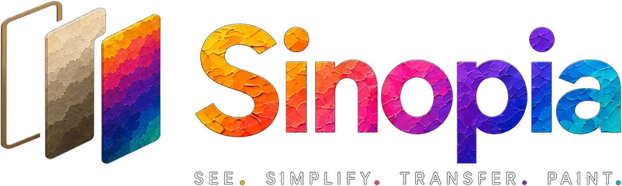 Sinopia — see. simplify. transfer. paint.